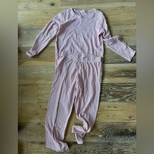 LAKE Striped Red Pajama Set